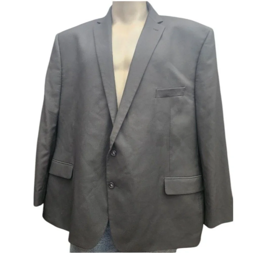 Shaquille O'Neal Black Dress Suit Size XLG 2 Pieces Pants 44x32
